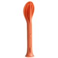 thumbnail image 1 of Shoreew 3Pcs/Set 3 in 1 Travel Foldable Cutlery Set Japan Style Plastic Cutter Fork Spoon Student Dinnerware Set Home School Camps Kitchen Tableware, 1 of 6