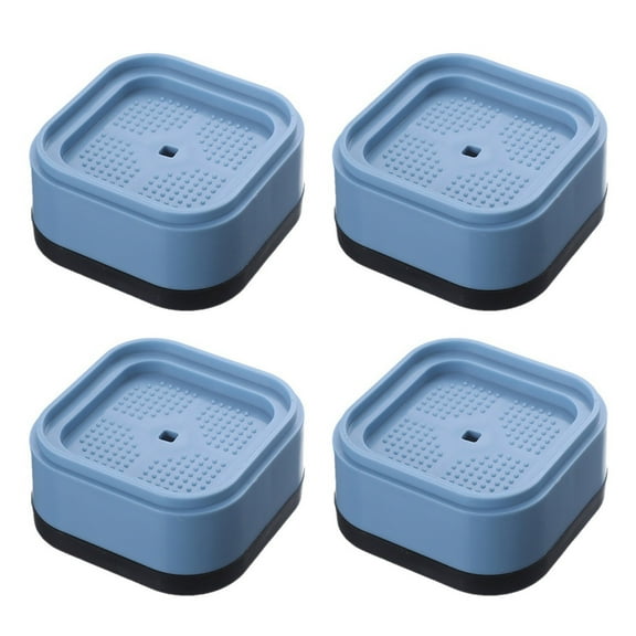 Shoreew 4/8Pcs Furniture Riser Stackable Washing Machine Riser Set Anti-Slip Shock-Absorbing Protective Pad for Home