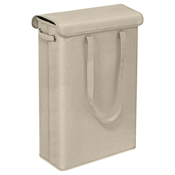 Shoreew 45L Dirty Clothes Basket Space-saving Slim Laundry Hamper Large Capacity Clothes Storage Bin for Home