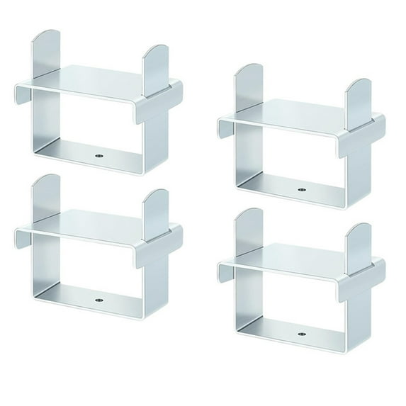 Shoreew 4Pcs Leaf Spring Clamp Kit – Rustproof Heavy Duty Repair Clips for Trailer Leaf Spring Bend, Corrosion-Resistant and Wide Application