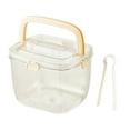 thumbnail image 1 of Shoreew 5 L Ice Bucket with Lid And Tongs Sealed Container for Parties Camping Barbecue Portable Wine Chiller Transparent Plastic Bin for Cocktail Freezer Large Capacity Ice Storage Bin, 1 of 7