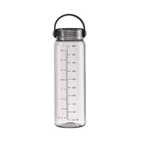 Shoreew 500ML Water Bottle with Scale Portable Handle Large Capacity Leak-proof Men Women Travel Gym Workout Sports Clear Drinking Handy Cup
