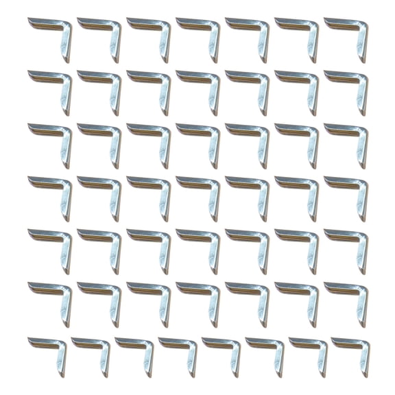 Shoreew 50Pcs Book Corner Protector Heavy Duty Metal Universal Scrapbooking Book Photo Album Menus Notebook Folder File Corner Protective Cover Guard