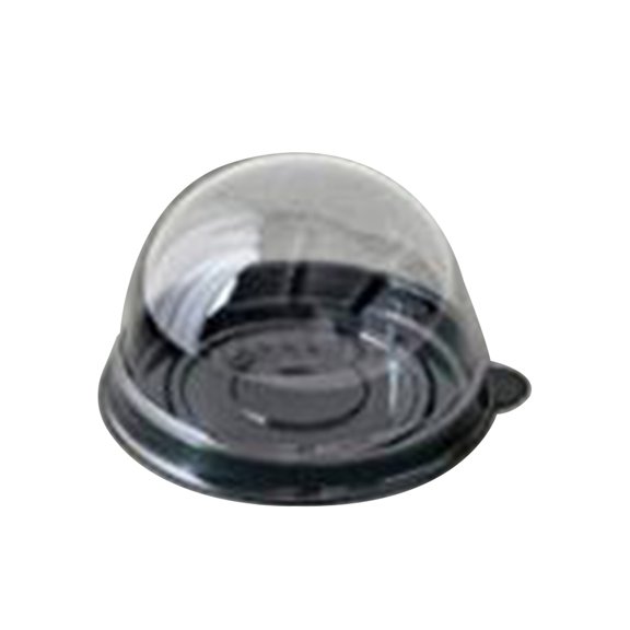 Shoreew 50Pcs Cake Packaging Box Set Transparent Plastic Mini Cupcake Boxes with Secure Lid Bakery Gift Box for Small Cakes Pastries Desserts Cookies