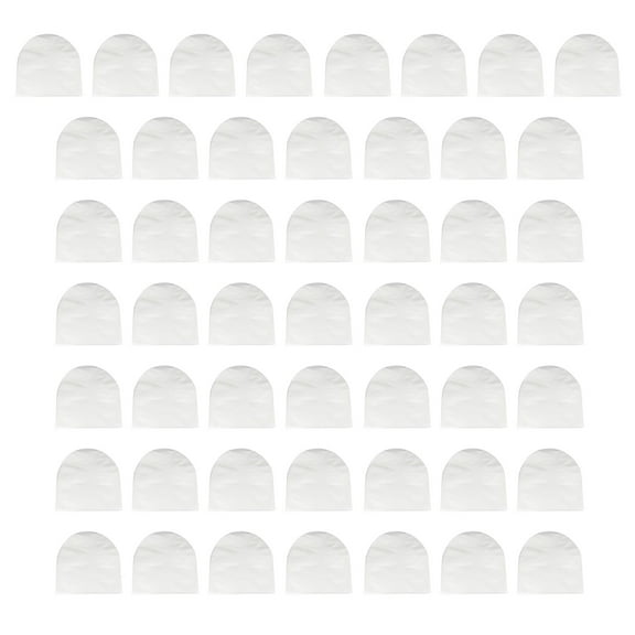 Shoreew 50Pcs Vinyl Record Inner Sleeves Dustproof Scratch-Resistant Anti-Static Plastic Round Bottom EP Protective Sleeves