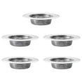 thumbnail image 1 of Shoreew 5Pcs Kitchen Sink Strainer Stainless Steel Mesh Sink Strainer with Large Wide Rim Anti-Rust Large Basket Strainer Anti-Clog Garbage Disposal Cover, 1 of 7
