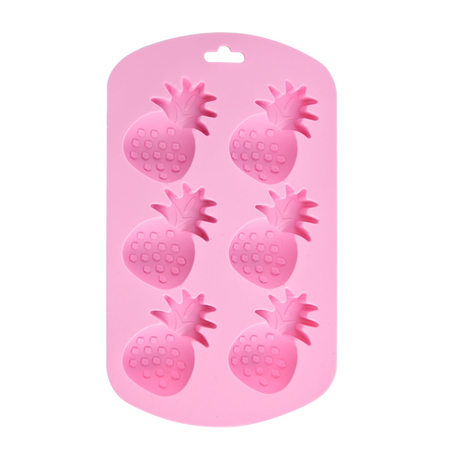 Shoreew 6-Grids Fruit Silicone Candy Mold Easy to Use Non-Stick Ice ...