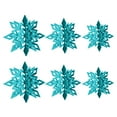 thumbnail image 1 of Shoreew 6 Pcs Christmas Snowflake Ornaments 3D Large Iridescent Paper Snowflakes Hanging Decoration for Winter Wonderland Christmas Party Holiday New Year Home Decor, 1 of 7