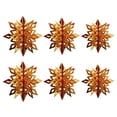 thumbnail image 1 of Shoreew 6 Pcs Christmas Snowflake Ornaments 3D Large Iridescent Paper Snowflakes Hanging Decoration for Winter Wonderland Christmas Party Holiday New Year Home Decor, 1 of 7