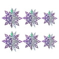 thumbnail image 1 of Shoreew 6 Pcs Christmas Snowflake Ornaments 3D Large Iridescent Paper Snowflakes Hanging Decoration for Winter Wonderland Christmas Party Holiday New Year Home Decor, 1 of 7