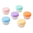 thumbnail image 1 of Shoreew 6Pcs Sauce Cup 60ml Leakproof Salad Dressing Container Reusable Condiment Dispenser for Picnics Traveling Kitchen Supplies, 1 of 6
