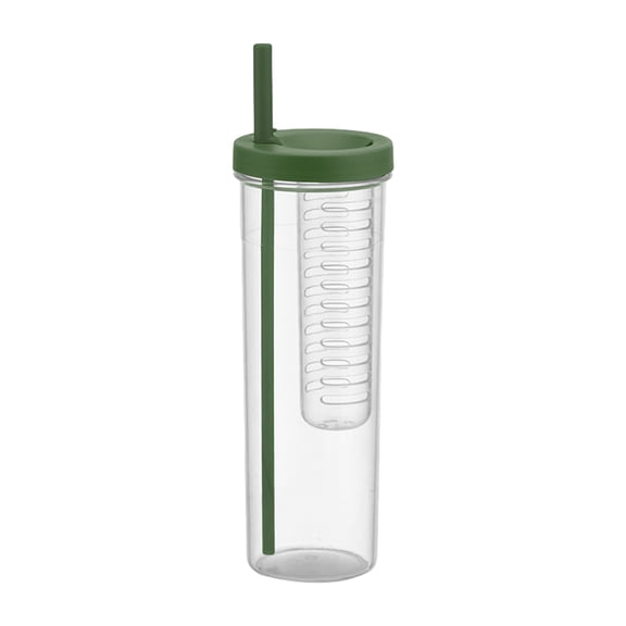 Shoreew 700ml Straw Cup with Foldable Straw Built-in Filter Tea Bin Easy to Clean Versatile Drinking Straw Cup