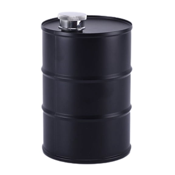 Shoreew 750 ml Oil Drum Anti-rust Leak-proof No Odor Portable Wine Storage Food Grade Camping Whisky Flagon Wine Jug Camping Supplies