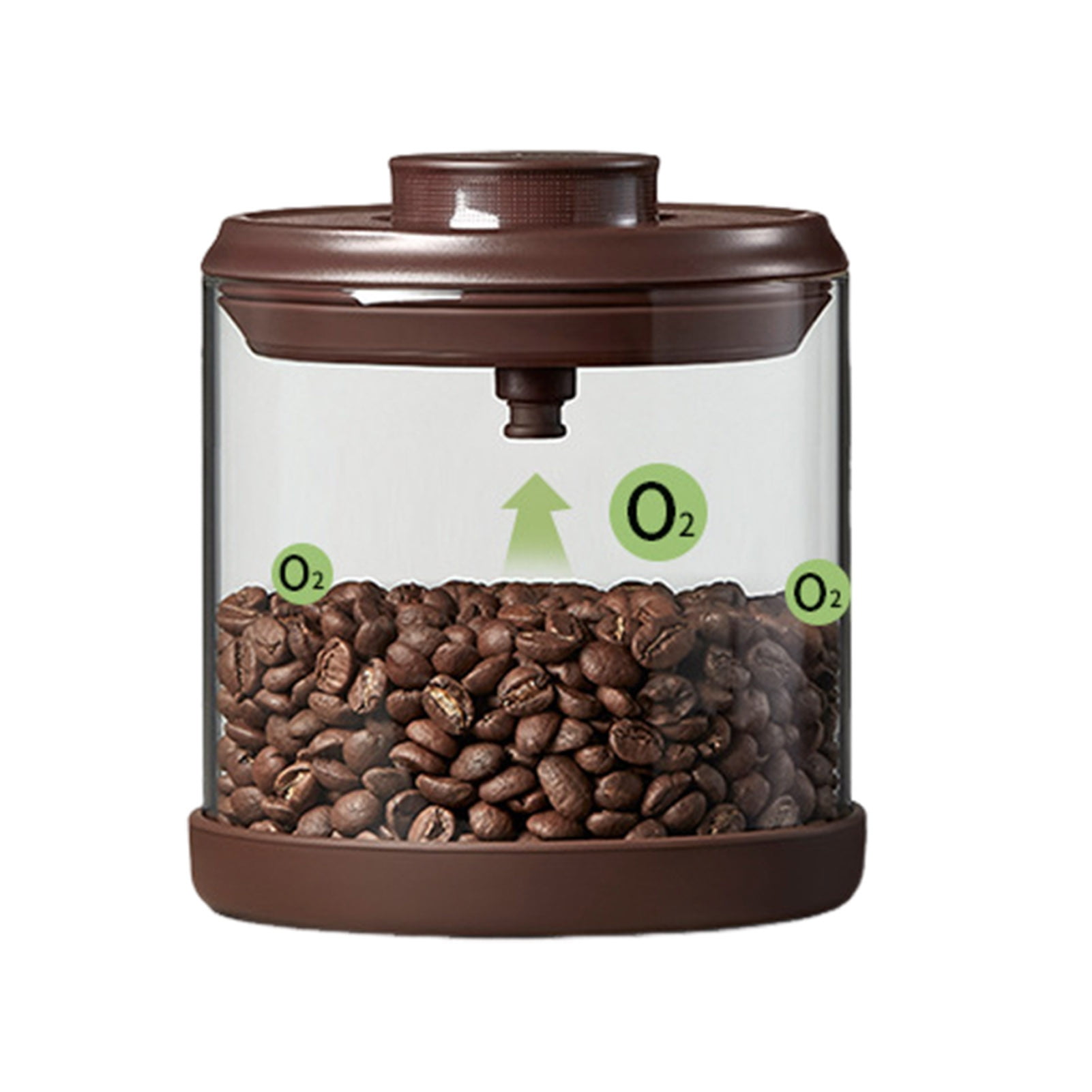 Zeneration 1 Oz (500ml) Smell Proof Airtight Jar - UV Protection Glass With 62% Humidity Control For Herbs, Coffee, Tea