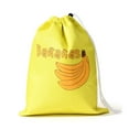 thumbnail image 1 of Shoreew Banana Storage Bag Drawstring Closure Aluminum Lining Easy to Clean Multi-purpose Reusable Fruit Vegetable Protective Bag, 1 of 7