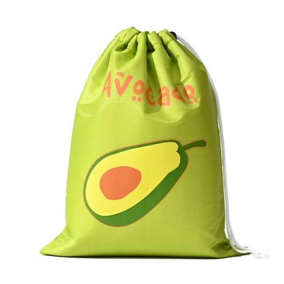 Shoreew Banana Storage Bag Drawstring Closure Aluminum Lining Easy to Clean Multi-purpose Reusable Fruit Vegetable Protective Bag