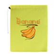 thumbnail image 1 of Shoreew Banana Storage Bag Drawstring Closure Aluminum Lining Easy to Clean Multi-purpose Reusable Fruit Vegetable Protective Bag, 1 of 7