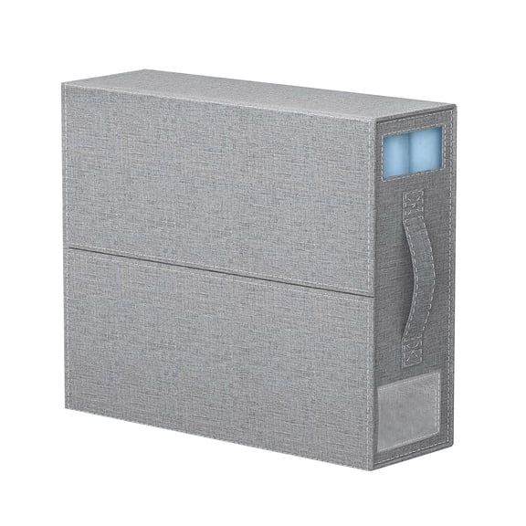 Shoreew Bed Sheet Storage Box Large Capacity Clear Window Dust Proof Foldable Portable Handle Zipper Clothes Bedding Sheet Organizer Container Pouch