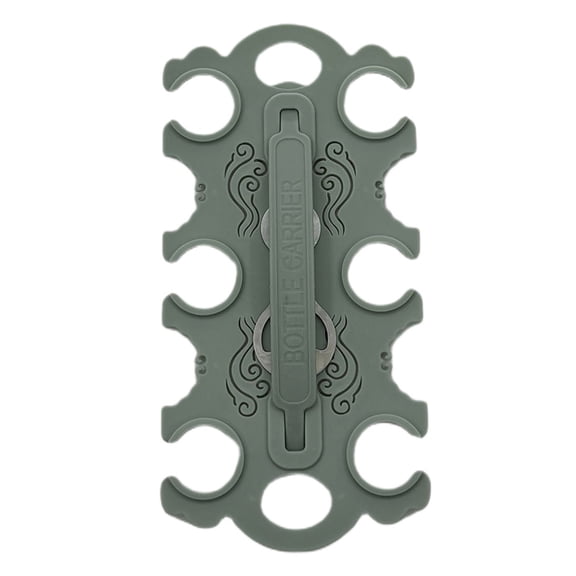 Shoreew Beer Stand Beverage Carrier Holder for 6 Bottles Portable Bar KTV Beer Rack Multi-purposeCup Holder for BBQ Parties