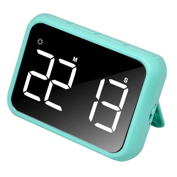 Shoreew Big Timer with Night Light Portable Battery Powered Magnetic Versatile Countdown Stopwatch for Cooking Classroom Baking