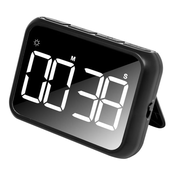 Shoreew Big Timer with Night Light Portable Battery Powered Magnetic Versatile Countdown Stopwatch for Cooking Classroom Baking