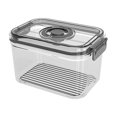 thumbnail image 1 of Shoreew Bread Box Large Capacity Airtight Storage Container with Lid Time Recording Dial Bread Loaf Container Food Storage Organizer for Kitchen Counter, 1 of 7