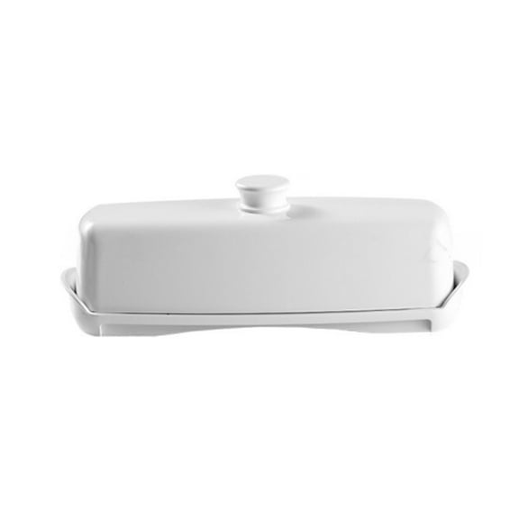 Shoreew Butter Box with Lid Spatula Easy Grip Handle Butter Storage Container Dust-Proof Dishwasher Safe Refrigerator Butter Dish for Kitchen Cafe Restaurant Home