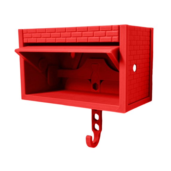 Shoreew Car Garage Key Holder with Opening Door Adhesive Wall-Mounted Organizer Dual-purpose Decorative Hook for Home Office