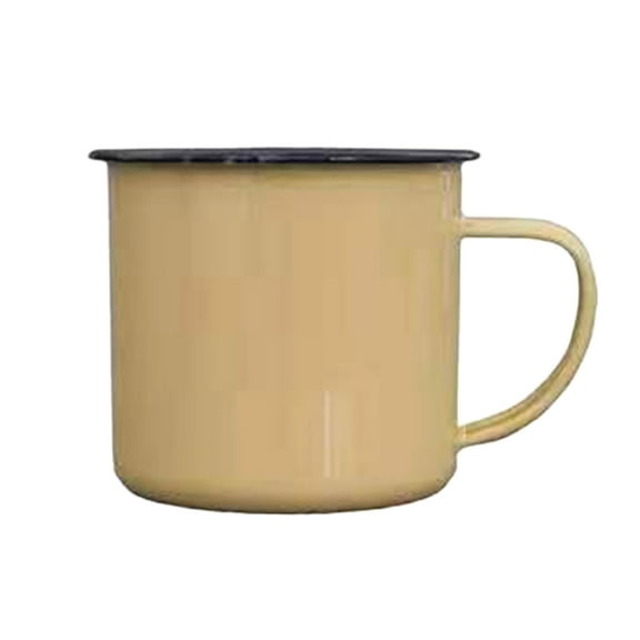 Shoreew Ceramic Coffee Mug Handmade Tea Cup with Handle Retro Solid Color Water Cup Large Capacity Tumbler Travel Cups for Outdoor Activities