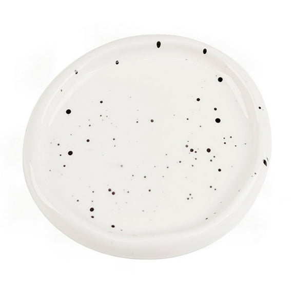 Shoreew Ceramic Jewelry Tray Trinket Dish Cloud Design Vanity Key Holder for Women Ring Holder Dish Silver Plate Bowl Room Decor Aesthetic Birthday Gift