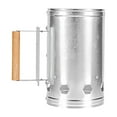 thumbnail image 1 of Shoreew Charcoal Chimneys Starter Extra Large Capacity Small Chimneys with Wooden Handle for Charcoal Grill And BBQ, 1 of 7