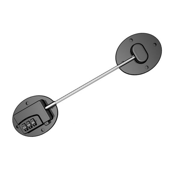 Shoreew Child Safety Refrigerator Door Lock Multi-Purpose Adhesive Kitchen Microwave Dishwasher Oven Cabinet Fridge Door Baby Proof Lock Child Proofing Safety Lock