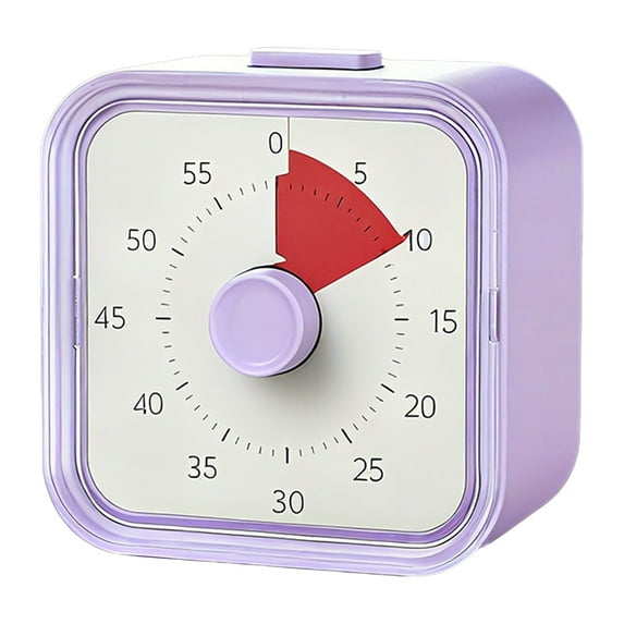 Shoreew Children Timer 60 Minutes Visual Timer Silent Countdown Clock No Screen No Settings Classroom Timer Home Study Tool