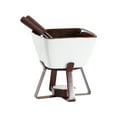 thumbnail image 1 of Shoreew Chocolate Fondue Mugs Set with Forks 300ml Ceramic Melting Pot Set for Chocolate Cheese Butter Tealight Candle Fondue Pot, 1 of 6