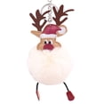 thumbnail image 1 of Shoreew Christmas Deer Keychain Cute Reindeer Pom Pom Keyring Faux Fur Fluffy Plush Ball Charm for Handbag Backpack Purse Accessory, 1 of 7