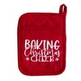 thumbnail image 1 of Shoreew Christmas Oven Mitt with Storage Pocket Heat-Resistant Pot Holder And Baking Tool Organizer Holiday Baking Essentials, 1 of 6
