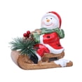 thumbnail image 1 of Shoreew Christmas Santa Sleigh Figurine Light Up Ceramic Santa Claus Statue LED Tabletop Ornament for Holiday Shelf Fireplace Mantel Indoor Home Decor, 1 of 7
