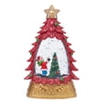 thumbnail image 1 of Shoreew Christmas Snow Ball Lantern Lighted Santa And Christmas Tree Scene Glittering Water Snow Ball Decoration for Home Desktop Decor, 1 of 7