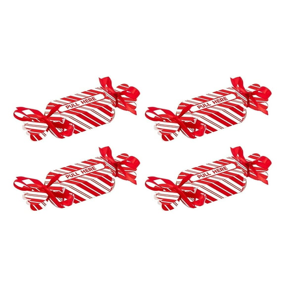 Shoreew Christmas Surprise Money Pull Pouch Candy Shape Pull Out Money Gift Holder for Kids Adults DIY Christmas Money Box for Cash Gift Pull