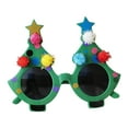 thumbnail image 1 of Shoreew Christmas Tree Glasses Artistic Clown Eyeglasses Xmas Party Cosplay Costume Accessories Dress-up Eyewear Prop, 1 of 6