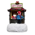 thumbnail image 1 of Shoreew Christmas Winter Village House Ornaments Mini Light-up Christmas Shop with Santa Resin Desktop Figurine Holiday Home Decor, 1 of 6