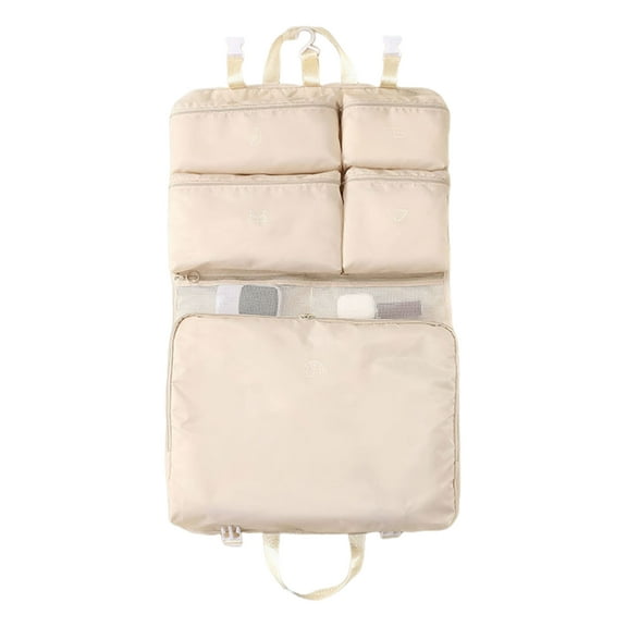 Shoreew Clothes Storage Bag Suitcase Organizer Bag Large Capacity Multiple Compartments Dustproof Hanging Foldable Luggage Organizer Bag