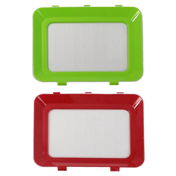 Shoreew Cold Meat Containers for Fridge Vacuum Freshness Food Storage Tray BPA-Free Airtight Container for Meal Prep