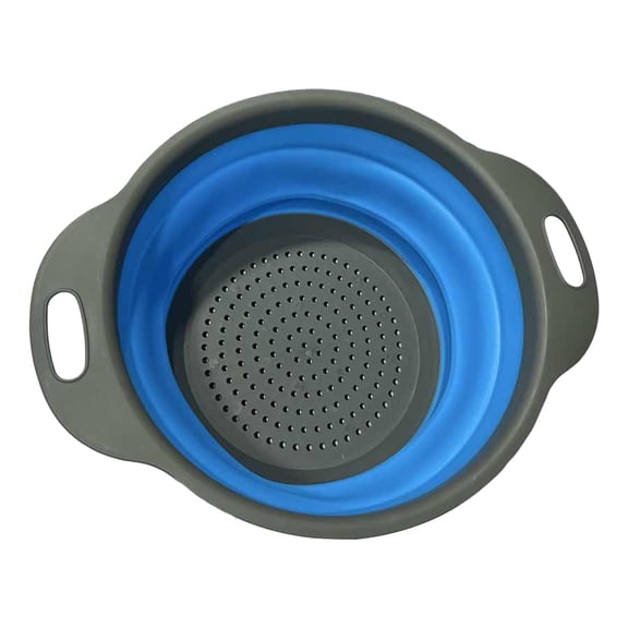 Shoreew Collapsible Drain Basket with Fast Drainage Heat-Resistant BPA Free Kitchen Fruit Vegetable Colander with Handles