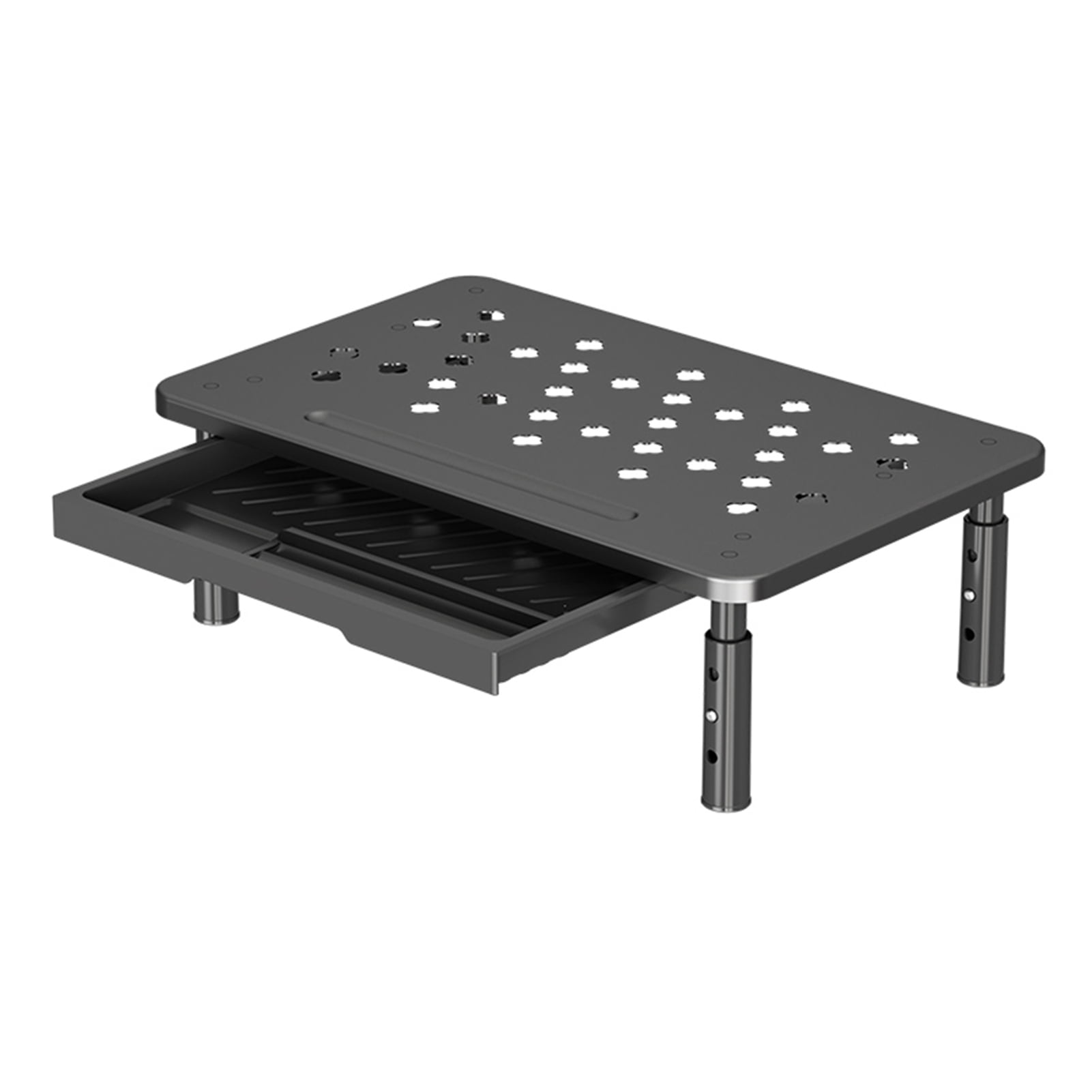 Vented Cold Case Riser Shoreew Computer Monitor Riser Cold-Rolled Steel Ventilated Monitor ...