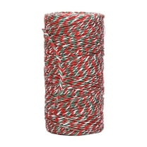 Shoreew Cotton Bakers Twine 328FT Packing String Christmas Cotton Rope Cord for Tying Cake And Pastry Boxes DIY Crafts Gift Wrapping