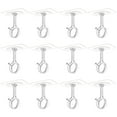 thumbnail image 1 of Shoreew Curtain Rod Holder Brackets Strong Load-bearing Adjustable Simple Installation Ceiling Mounted Self Adhesive Curtain Rod Hooks, 1 of 7