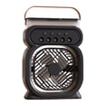 thumbnail image 1 of Shoreew Desk Fan with 5 Water Spray Holes LED Light Levels Adjustable Large Capacity Tank Quiet Home Office Travel Portable Summer Misting Cooling Fan, 1 of 6