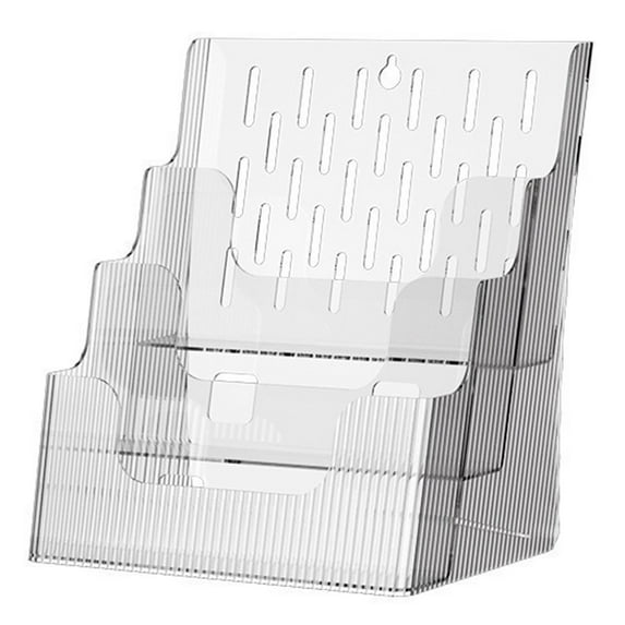 Shoreew Desktop File Storage Box 4 Layered Scrapbook Paper Storage Bin ...