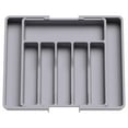 thumbnail image 1 of Shoreew Dinnerware Storage Box Retractable Classification Organization Large Capacity Tableware Tray Cosmetic Jewelry Stationery Drawer, 1 of 6